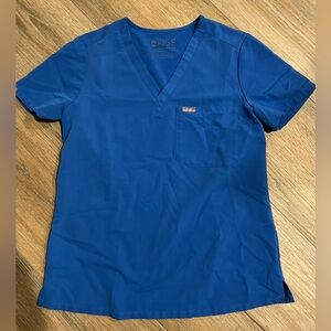 Blue Figs Scrub Top